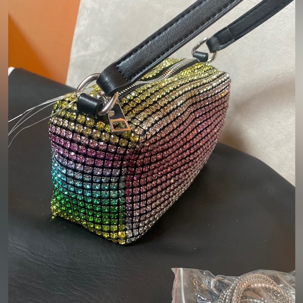 BCBG small rainbow crystal bag - Picture 7 of 10